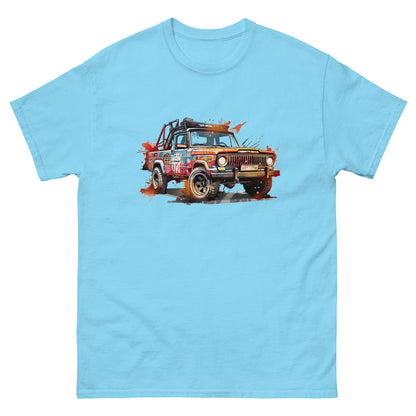 Car for trevel and sport, 4x4 pickup art, SUV illustration, Automotive, Gift for car lovers - Men's classic tee