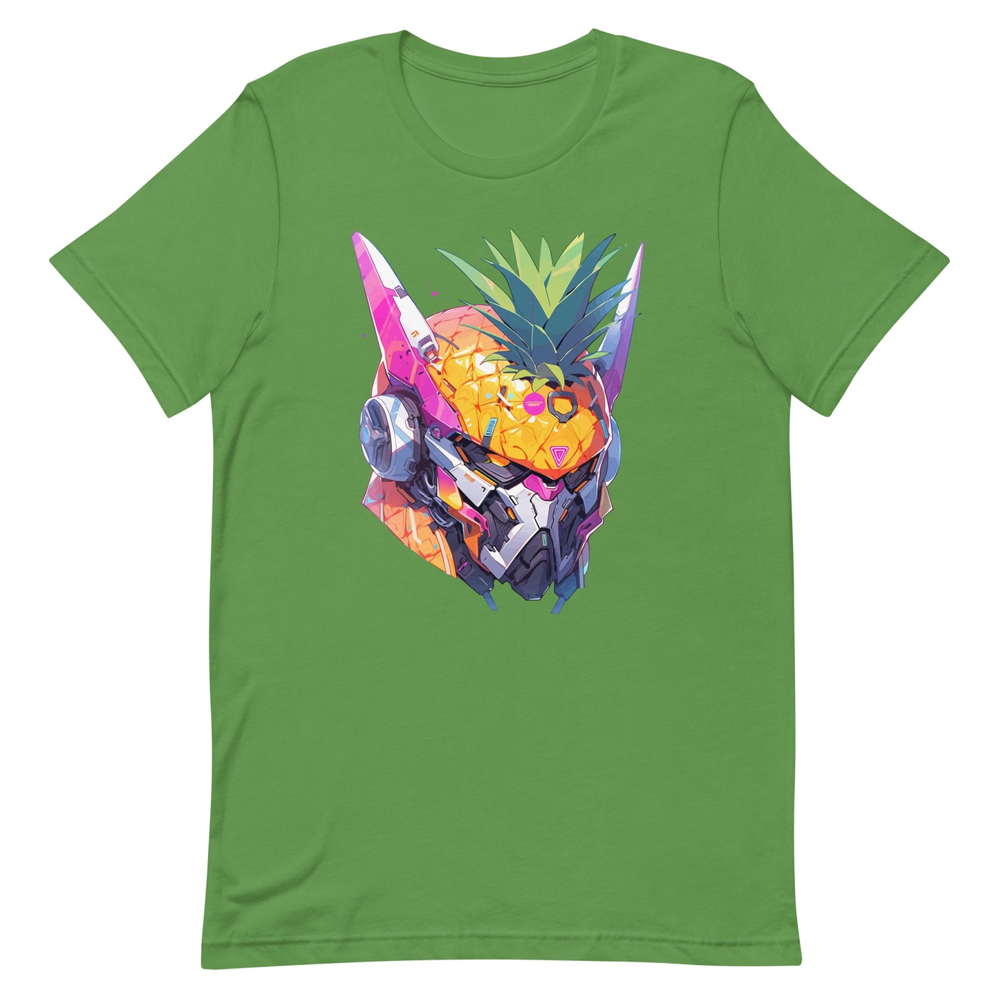 Cyber pineapple, Fantastic fruit robot head, Pop Art fantasy mutant - Unisex t-shirt