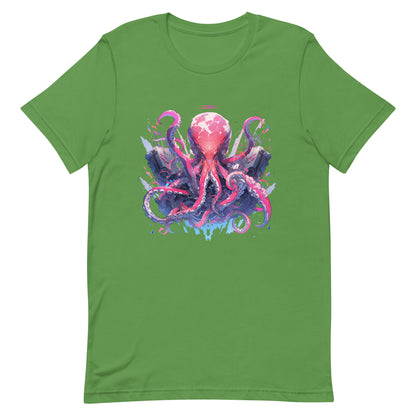 Animals fantastic, Cyber octopus mutant, Cyberpunk manga illustration, Magic biotechnology - Unisex t-shirt